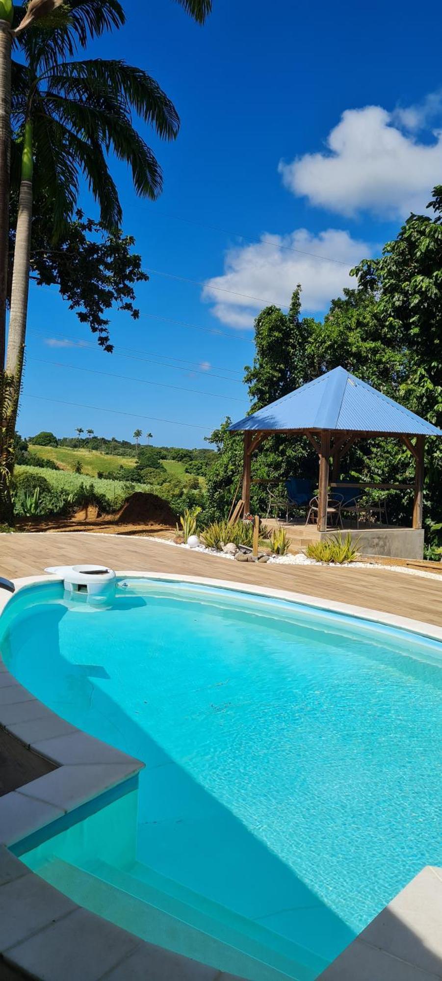 Gite Kaz A Topaze, Piscine, Jardin Tropical Sainte-Rose Exterior foto